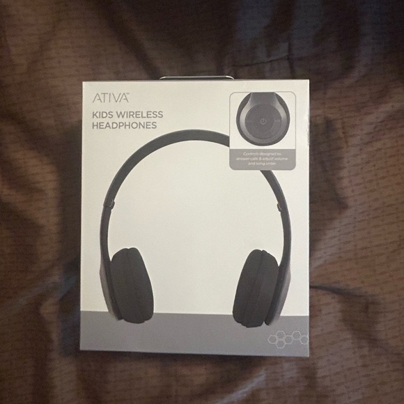 Ativa Other - Ativa Kids Wireless Headphones - Black and Gray